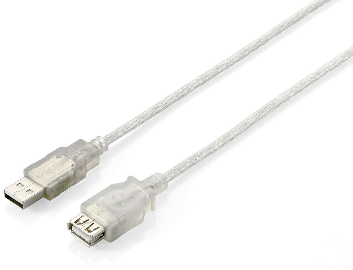 Equip Cable, USB2.0 Extension 1.8M Slv*