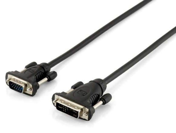 Equip Cable, DVI-A - VGA 2M Black