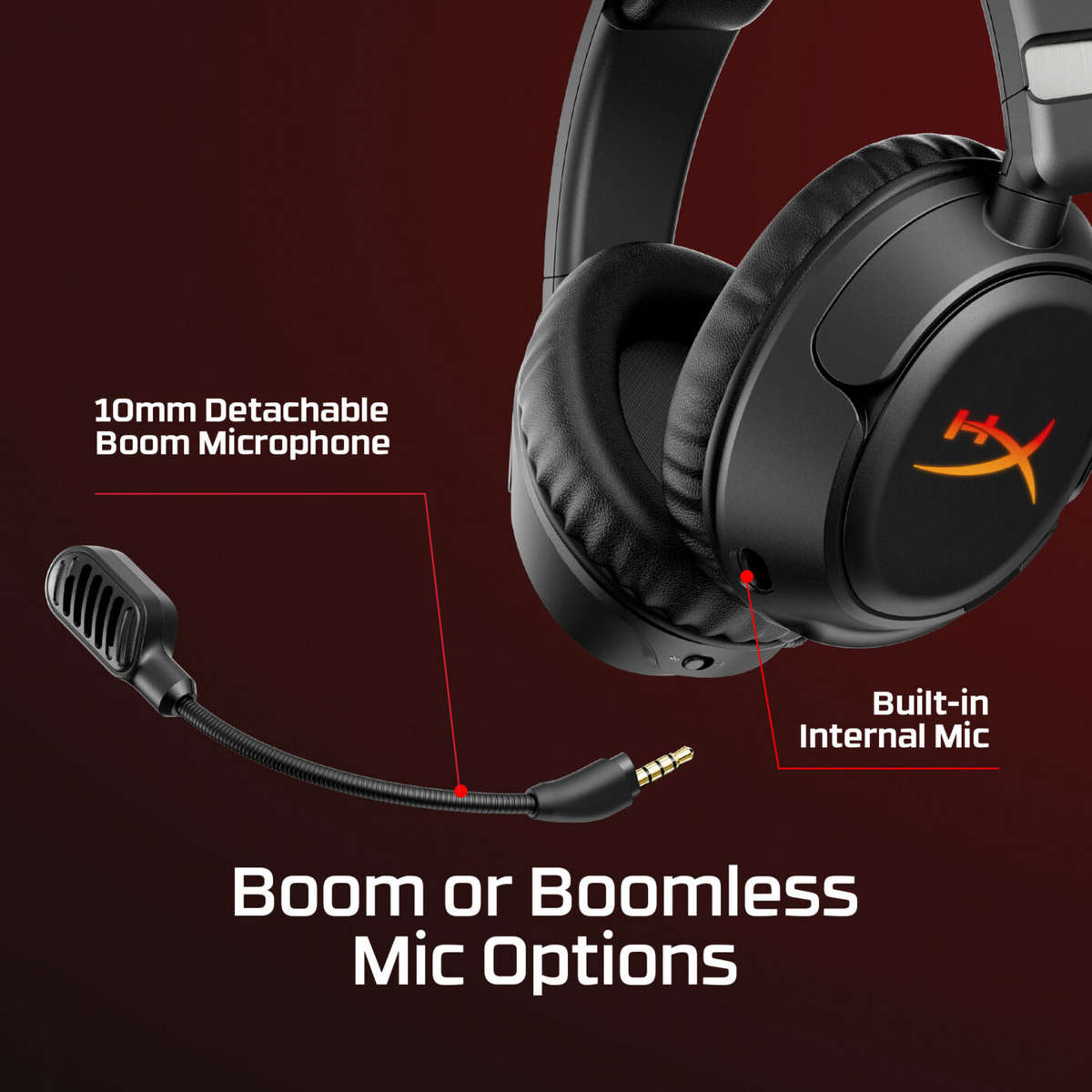 HP HyperX Cloud Flight 2 Wireless Headset Black