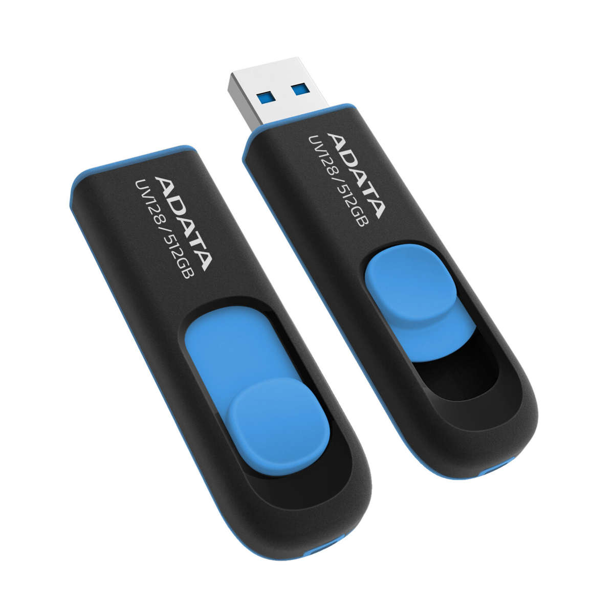 Adata USB 3.2 Retractable 512GB Blk/Blu