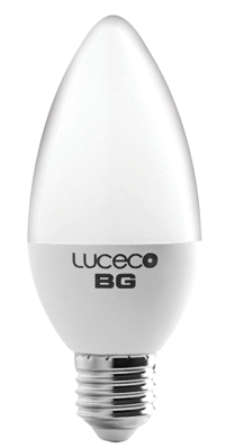 Luceco E14 Candle 3W Warm White 2 Pack LED 200 Lumens