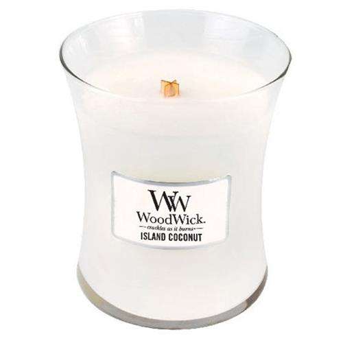 Woodwick Island Coconut Medium Jar