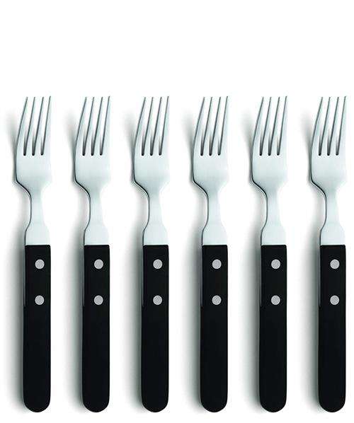 Amefa Steak & Pizza Forks X 6 Retail Box Out of