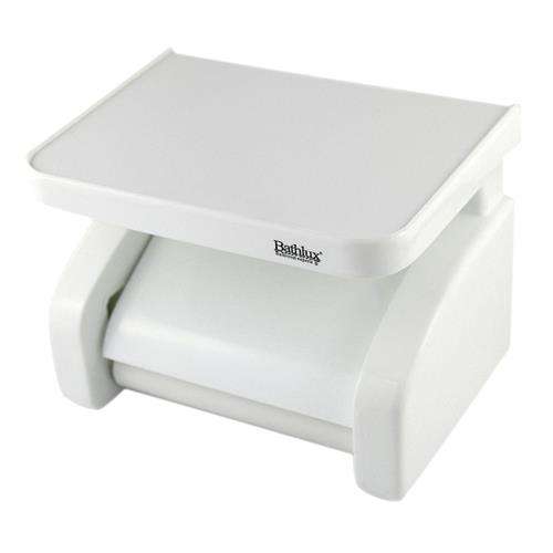 Bathlux Toilet Roll Holder With Shelf With
