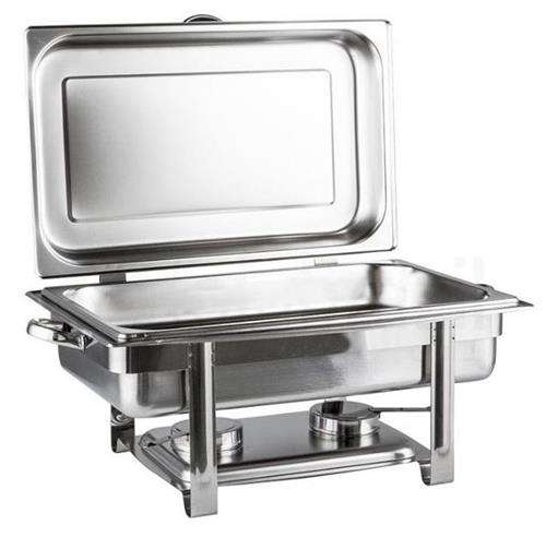 Casey Condere Chafing Dish Rectangular Single Pan Chaffing Dish 10 Litre Stainless Steel - Chafin...