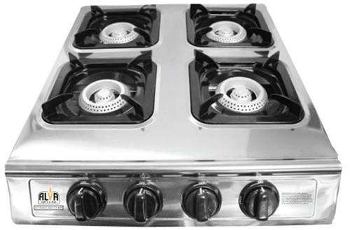 Alva 4 Burner Stainless Steel Gas Stove