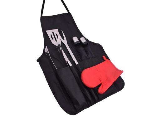 Casey Stainless Steel Braai & Apron Set Retail