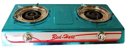 Casey Red 2 Plate Stainless Steel Gas Stove