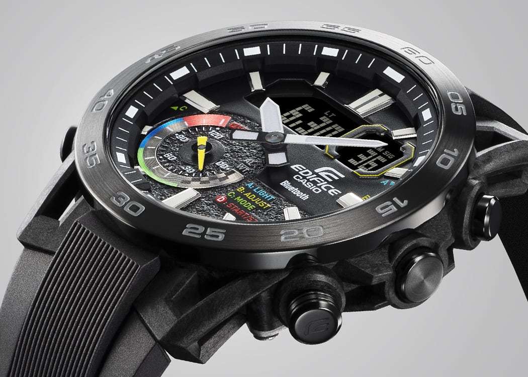 Casio Edifice Men's Watch (_ECB-40MP-1AEF) - Racing Multi Color Series 48 mm