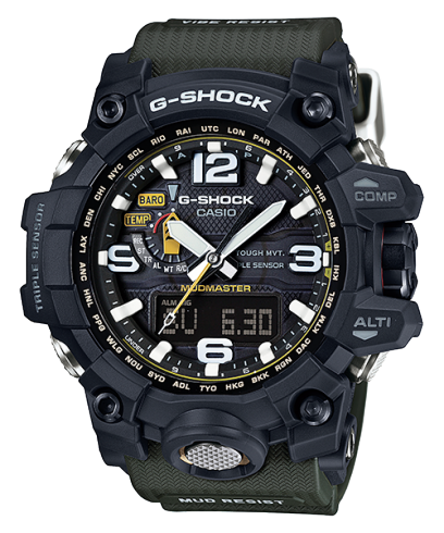 Casio Mens Mudmaster G-Shock Anadigital Watch (GWG-1000-1A3DR)