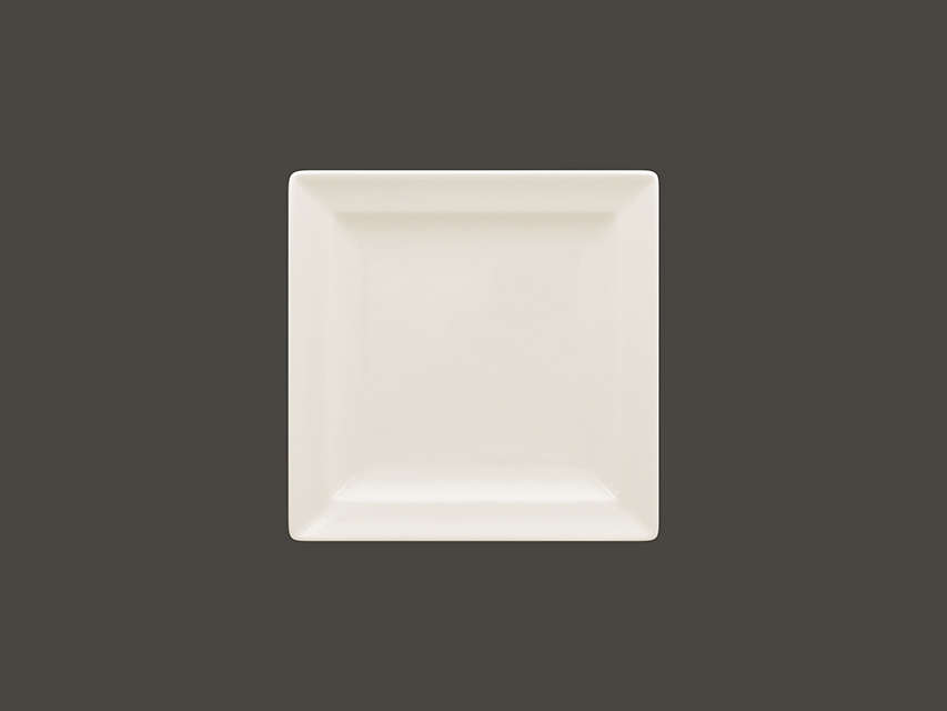 OLIVE - WHITE - SQUARE PLATE - 26CM (Pack of 12)