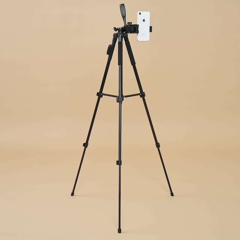 Tripod Stand with Phone Holder 3366-A Black