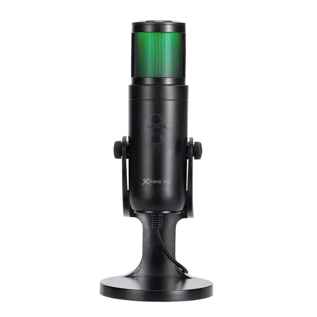 XTRIKE ME XMC-03 USB RGB Gaming Streaming Microphone For PC | Black