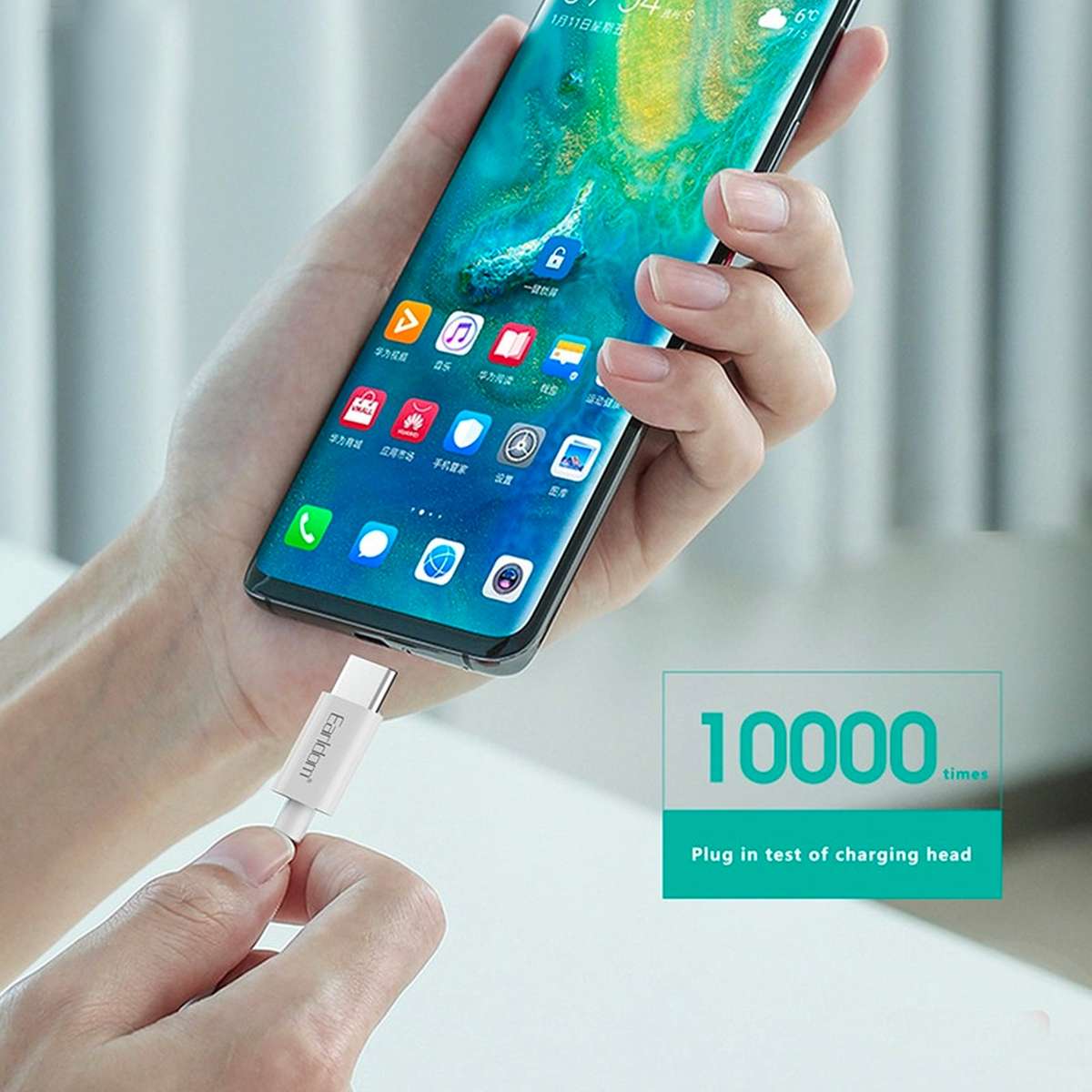 High-Speed Charging Cable: PD Type-C to Lightning Charge Cable (1 Meter)