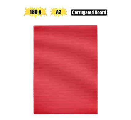 Art+craft a2 corrugated board 160gsm red