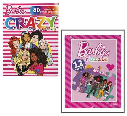 Book activity & puzzle barbie