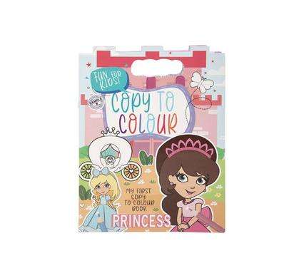 Book colouring copy princess