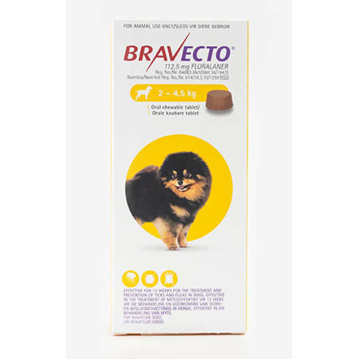 Bravecto for Miniature Dogs (2-4.5kg)