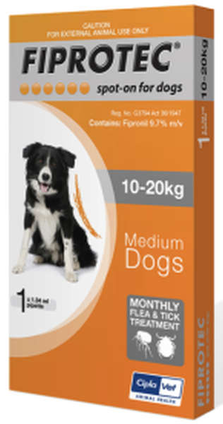 Fiprotec Dog 10-20kg