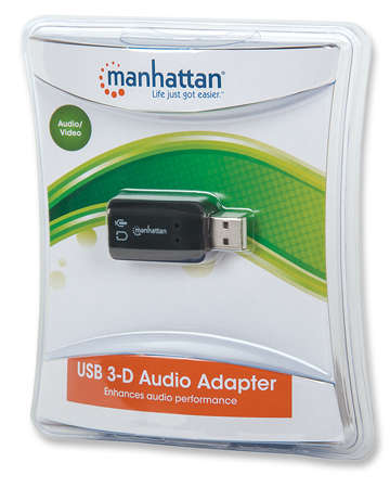 Manhattan Hi-Speed USB 3-D Sound Adapter