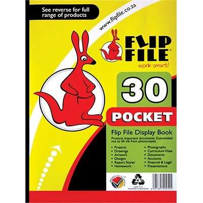 Flip File A4 30 Pocket