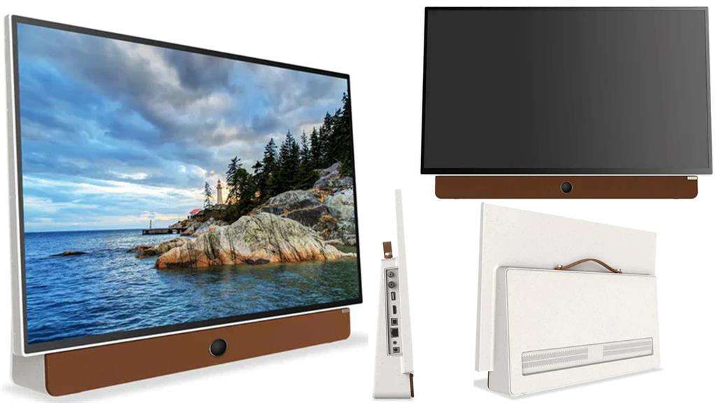 Skyworth 24 inch FHD Orange Portable Google TV