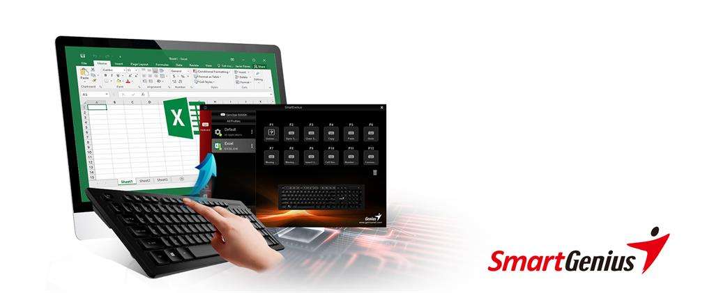 Genius SlimStar 8008 Wireless Keyboard and Mouse