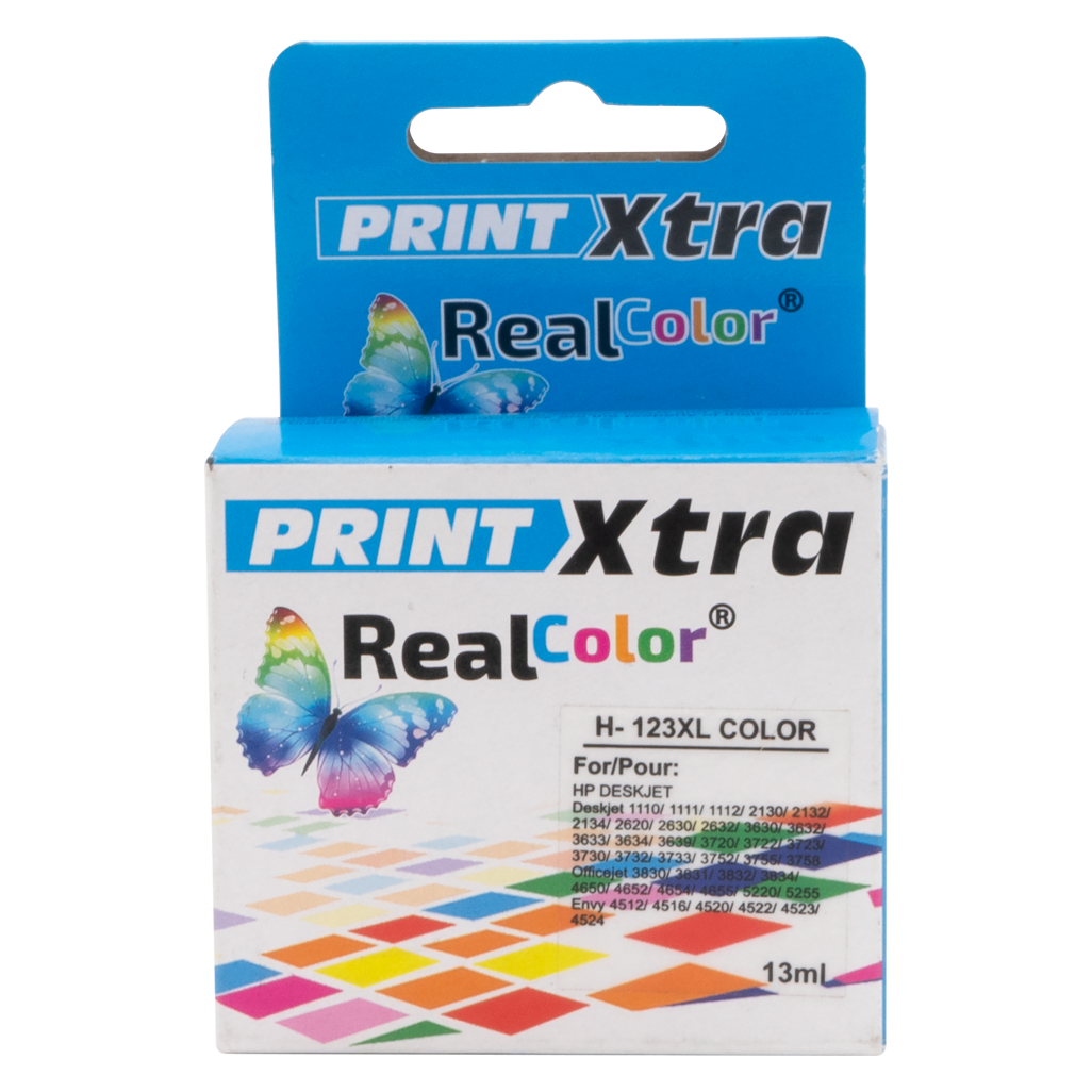Real Color 32104142 Compatible HP 123XL Tri Colour Ink Cartridge - HP123XLC - Ink
