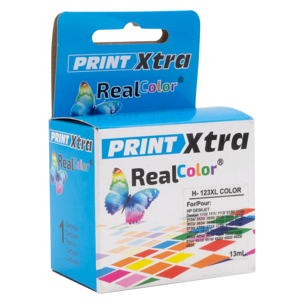 Real Color 32104142 Compatible HP 123XL Tri Colour Ink Cartridge - HP123XLC - Ink