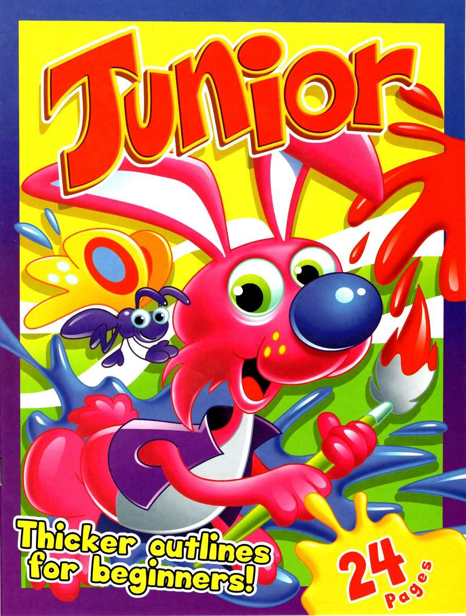 Butterfly Junior 24 Page Colouring Book With Thick Outline