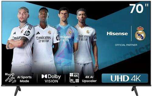 Hisense 70 inch A6N Series UHD Smart TV