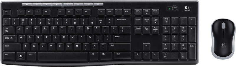 Logitech - MK270 Wireless Keyboard and Mouse Combo Desktop