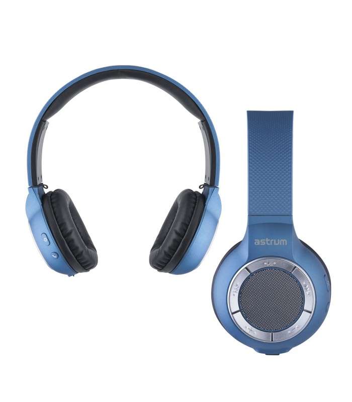 Astrum HT300 Wireless Over-Ear Headset + Mic Blue