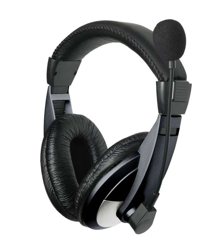 Astrum HS120 Large Stereo Headphones + Mic