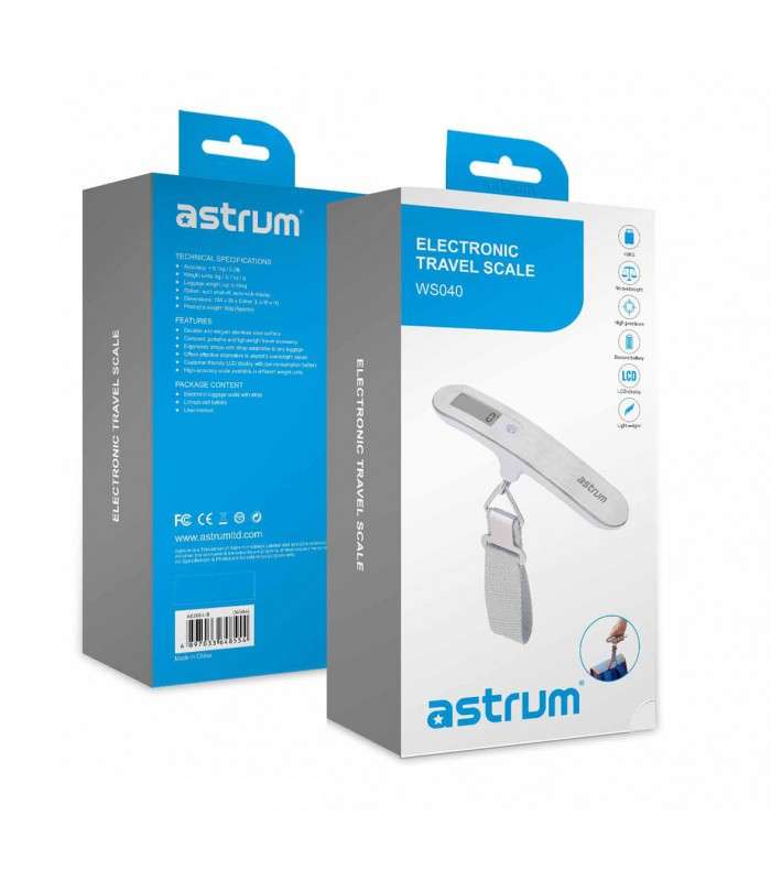 Astrum WS040 Electronic Travel Scale White
