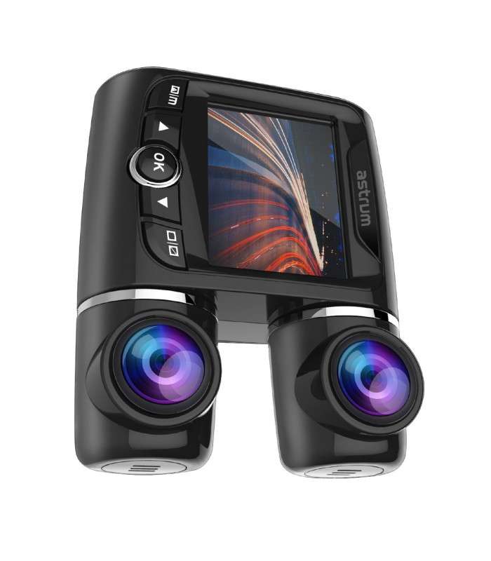 Astrum CD200 Car DVR Dual Cam 1080p WIFI App Black