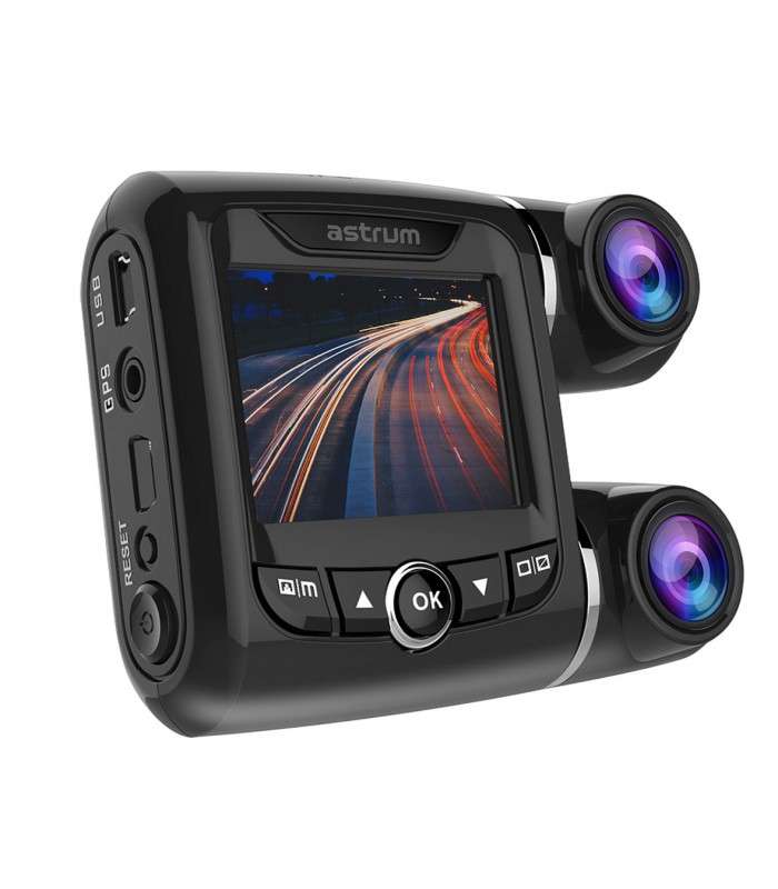 Astrum CD200 Car DVR Dual Cam 1080p WIFI App Black
