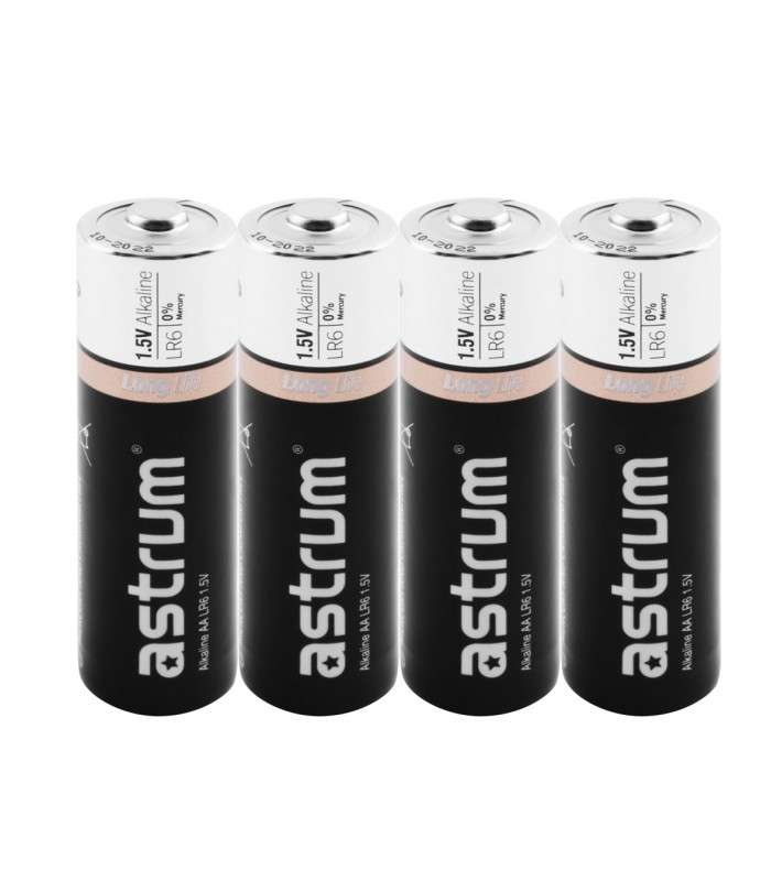 Astrum AAB006 Alkaline AA LR6 Battery 4PC Pack