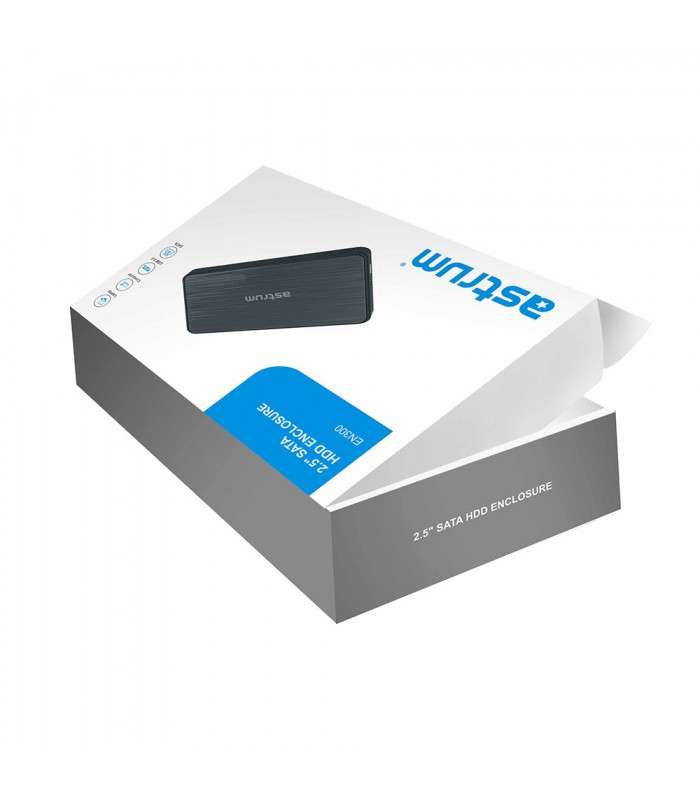 Astrum EN300 2.5 Inch USB3.0 SATA HDD Enclosure Black
