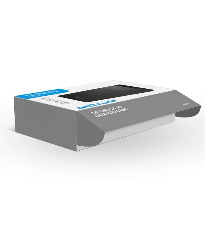 Astrum EN350 3.5 Inch USB 3.0 to SATA HDD Enclosure Black