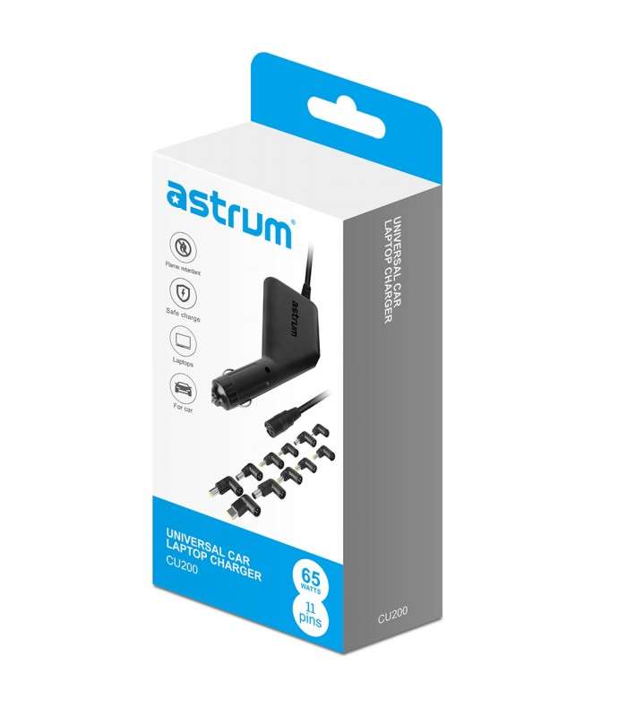 Astrum CU200 65W Charger Univ Car DC 11Pin