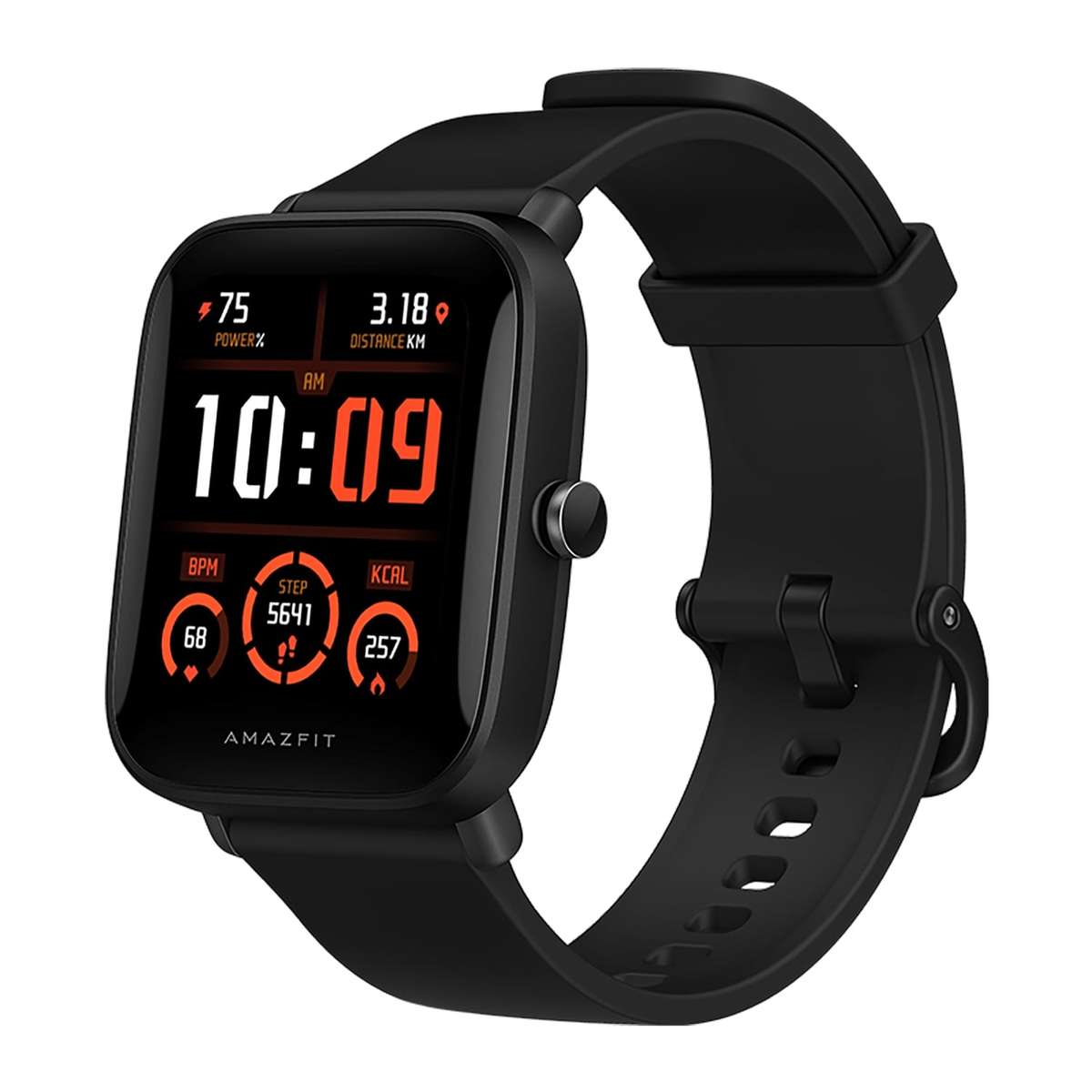Amazfit BIP U PRO Black Oxygen Beats|5ATM Stress Monitoring & Breathing Exercise 9-Day Battery Life