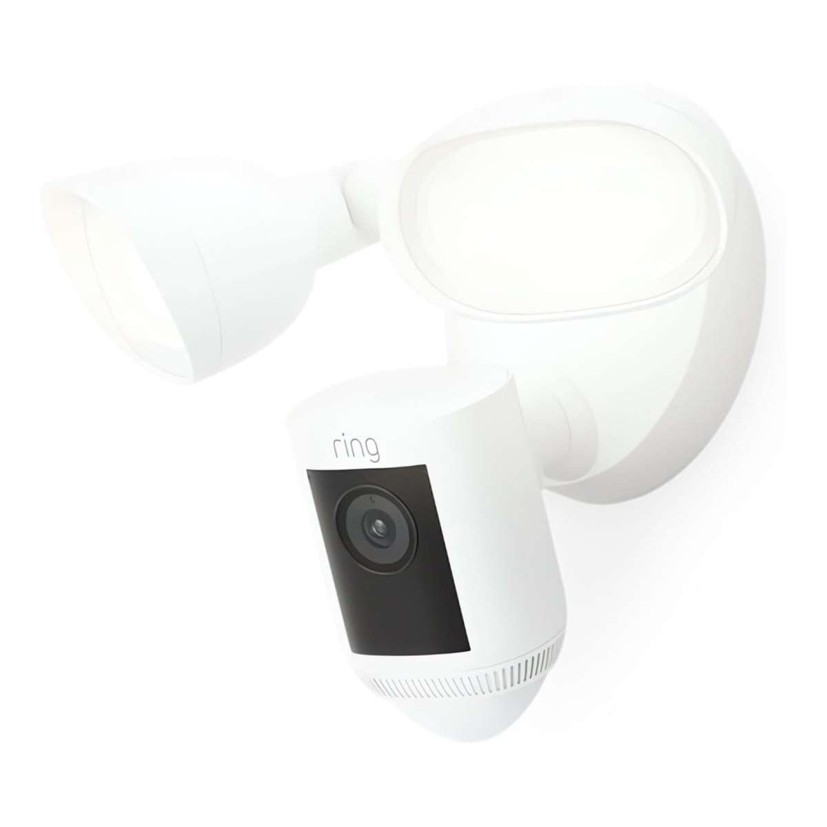 Ring Floodlight 2K Camera Wired Pro White
