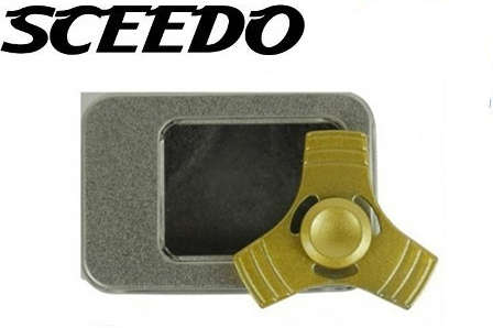 Sceedo Fidget Spinner-3 Arm Gold No Packaging No Warranty