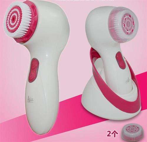 Casey Alizz Professional Cordless Rechargeable Cleansing Facial Brush- 2 Mode Face And Body Cleansin