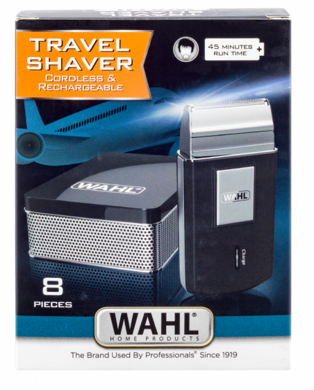 Wahl Rechargeble Travel Shaver Retail Box 1 year warranty