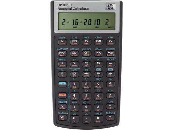 HP 10BII Plus Financial Calculator