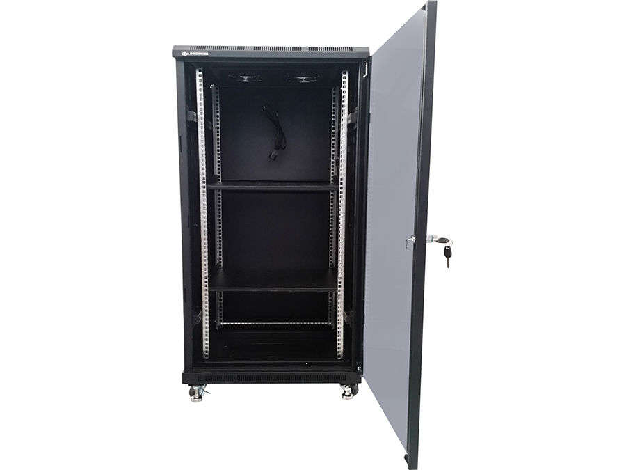 Linkbasic 22U 600 Deep Cabinet 2 Fans &amp; 2 Shelves