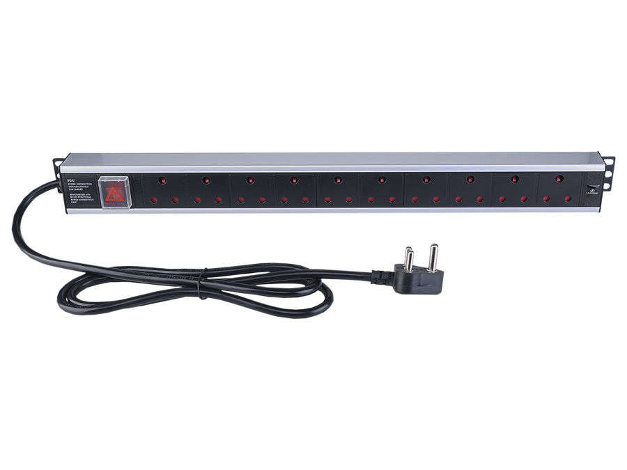 Linkbasic 10 Way Aluminium Moulded Rack Mount PDU