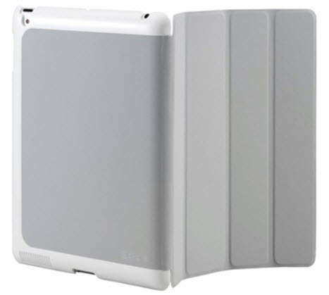 CHoiiX C-IP2F-SCWU-AW Silver/grey Wake Up Folio for iPad2